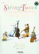String Tunes Violin Book & Cd Sheet Music Songbook