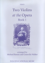 2 Violins At The Opera Book 1 Rennie/walker Duets Sheet Music Songbook
