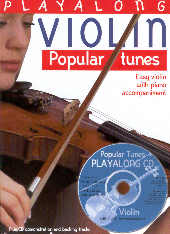 Playalong Violin Popular Tunes Book & Cd Sheet Music Songbook