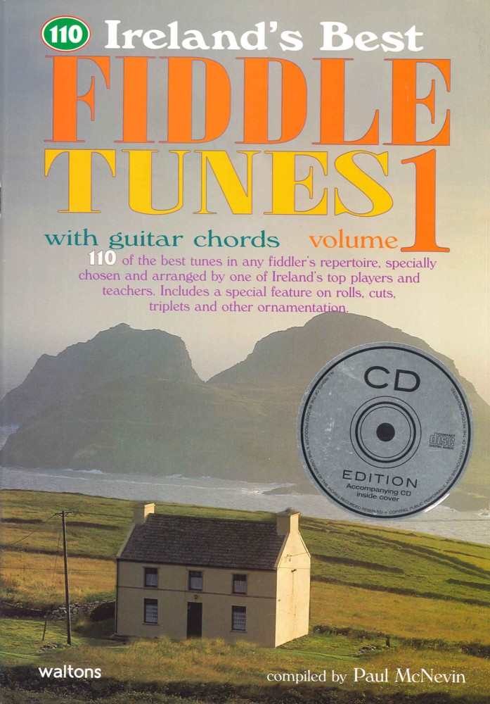 110 Irelands Best Fiddle Tunes Violin + Cd Sheet Music Songbook