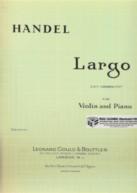 Handel Largo Easy Arr For Violin & Piano Sheet Music Songbook