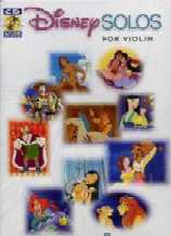Disney Solos Violin Book & Audio Sheet Music Songbook