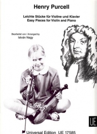 Purcell 15 Easy Pieces Arr Nagy Violin Sheet Music Songbook