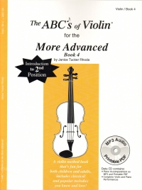 Abcs Of Violin 4 More Advanced Pupils Book/ Audio Sheet Music Songbook