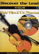 Discover The Lead Kids Film & Tv Violin Book & Cd Sheet Music Songbook