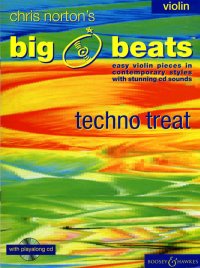 Big Beats Techno Treat Violin Norton Book & Cd Sheet Music Songbook