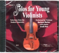 Solos For Young Violinists Vol 3 Cd Sheet Music Songbook