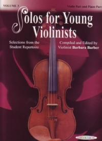 Solos For Young Violinists Vol 3 Barber Violin Sheet Music Songbook