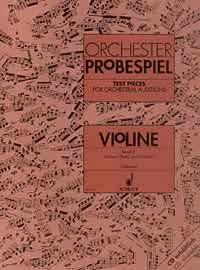 Test Pieces For Orchestral Auditions Violin Book 2 Sheet Music Songbook