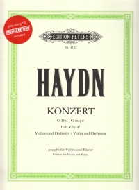 Haydn Concerto No 2 G Hobvll/4 Bk&cd Music Partner Sheet Music Songbook