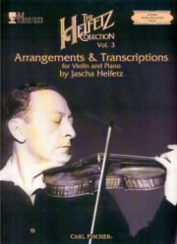 Heifetz Collection Vol 3 Arrange/trans Violin Sheet Music Songbook