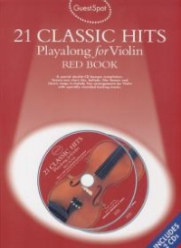 Guest Spot Red Book 21 Classic Hits Violin Sheet Music Songbook