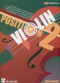 Position 2 Violin Dezaire Book & Cd Sheet Music Songbook