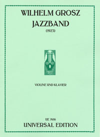 Grosz Jazzband Violin & Piano Sheet Music Songbook
