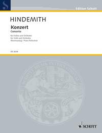 Hindemith Violin Concerto Violin & Piano Sheet Music Songbook