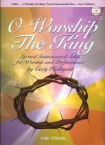 O Worship The King Violin Book & Cd Sheet Music Songbook