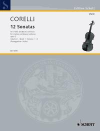 Corelli Sonatas Vol 1 No 1-6 Violin Sheet Music Songbook