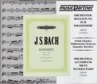 Bach Concerto Cmin Violin & Oboe Music Partner Cd Sheet Music Songbook
