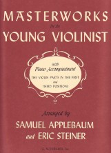 Masterworks For Young Violinists Violin Sheet Music Songbook