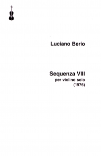 Berio Sequenza Viii Violin Solo Sheet Music Songbook