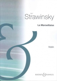 Stravinsky Marseillaise Solo Violin Sheet Music Songbook