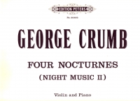 Crumb Nocturnes (4) Night Music Ii Violin & Piano Sheet Music Songbook