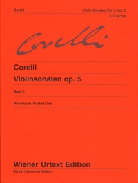 Corelli Sonatas Op5 Vol 2 Violin & Piano Sheet Music Songbook