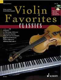 Violin Favourites Classics Book & Cd Sheet Music Songbook