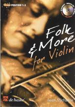 Folk & More Violin Michailov Book & Cd Sheet Music Songbook