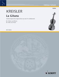 Kreisler La Gitana Violin & Piano Sheet Music Songbook