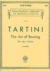 Tartini Art Of Bowing Lichtenberg Solo Violin Sheet Music Songbook