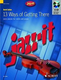 Jazz It 13 Ways Of Getting There Violin Book & Cd Sheet Music Songbook