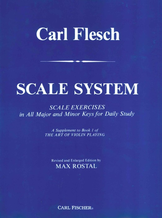Flesch Scale System Scale Exercises Rostal Violin Sheet Music Songbook