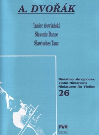 Dvorak Slavonic Dance Op72 No 10 Violin & Piano Sheet Music Songbook