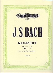 Bach Violin Concerto Bwv1041 Violin & Piano Sheet Music Songbook