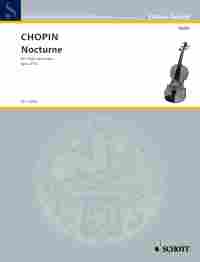 Chopin Nocturne Op27 No 2 Wilhelm Violin & Piano Sheet Music Songbook