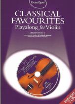 Guest Spot Classical Favourites Violin Book & Cd Sheet Music Songbook