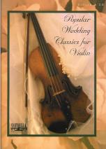 Popular Wedding Classics Violin Book & Cd Sheet Music Songbook