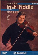 Learn To Play Irish Fiddle 1 Kevin Burke Dvd Sheet Music Songbook