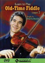 Learn To Play Old-time Fiddle 2 Leftwich Dvd Sheet Music Songbook