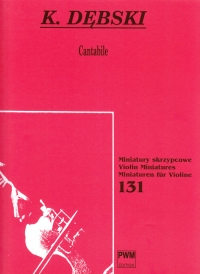 Debski Cantabile Violin Sheet Music Songbook