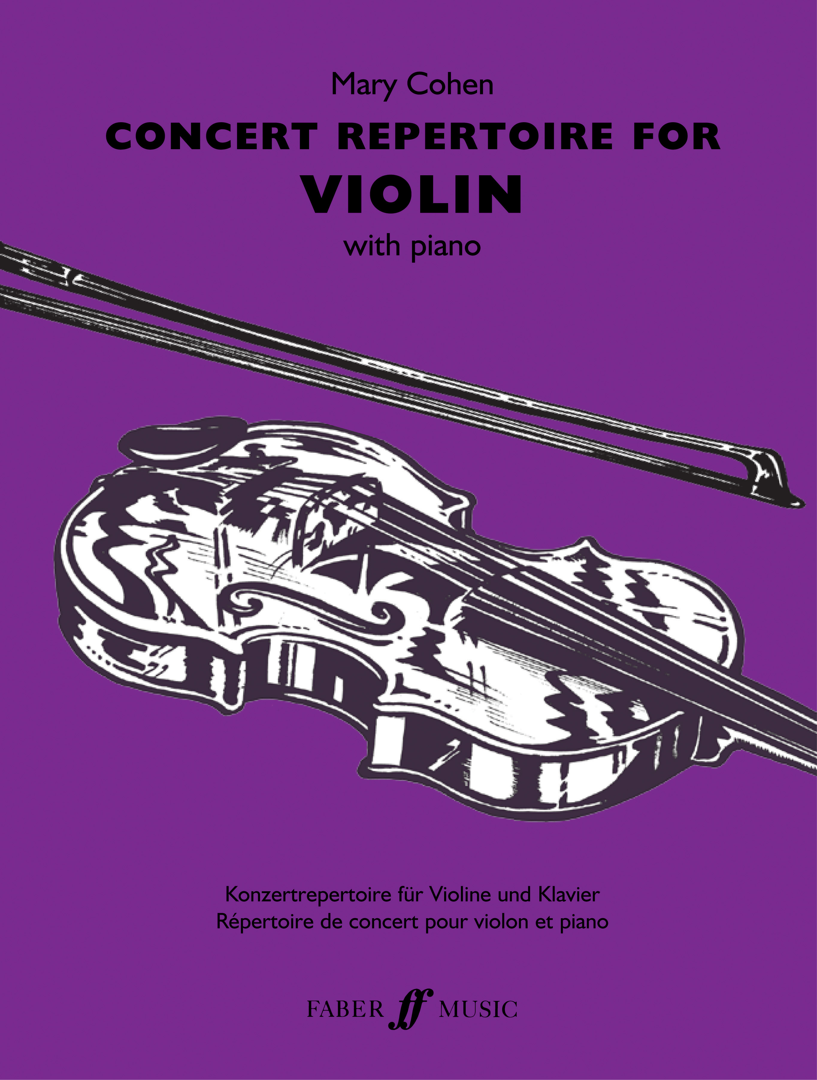 Concert Repertoire For Violin Cohen Sheet Music Songbook