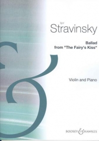 Stravinsky Ballad From The Fairys Kiss Violin & Pf Sheet Music Songbook