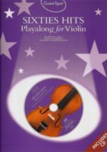 Guest Spot 60s Hits Violin Book & Cd Sheet Music Songbook