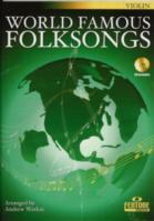 World Famous Folksongs Violin Book & Cd Sheet Music Songbook