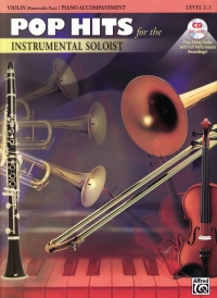 Pop Hits Instrumental Soloist Violin Book & Cd Sheet Music Songbook