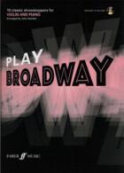 Play Broadway Violin Book & Cd Sheet Music Songbook