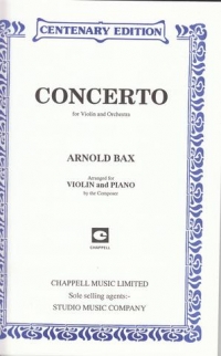 Bax Concerto For Violin & Piano Sheet Music Songbook