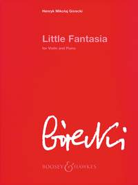 Gorecki Little Fantasia Violin & Piano Sheet Music Songbook