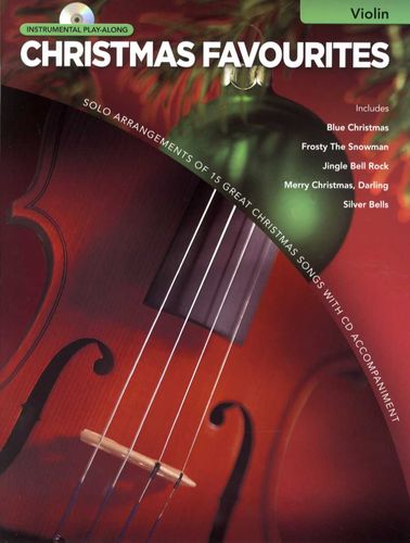 Christmas Favourites Violin Book & Cd Sheet Music Songbook